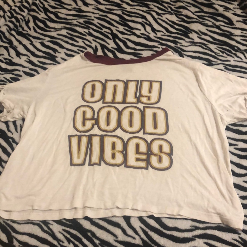 A very loose and comfy Rue 21 shirt